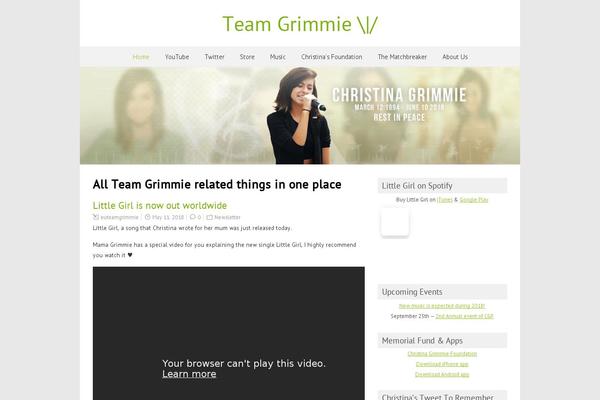 ForeverWood theme site design template sample