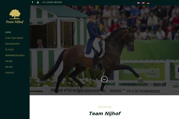 Horseclub theme site design template sample