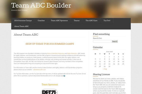 Astrid theme site design template sample