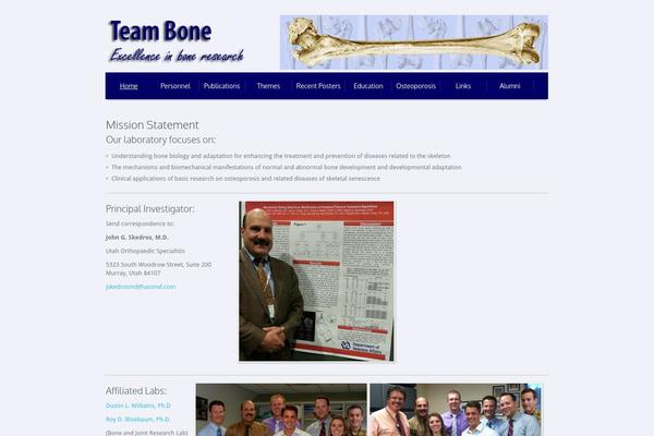 teambone.com site used Increase