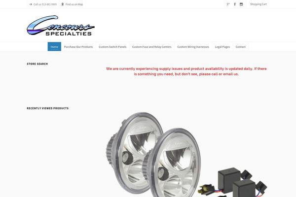 Highend Child theme site design template sample