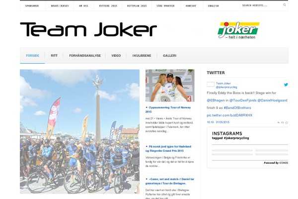 teamjoker.no site used Savana-lite