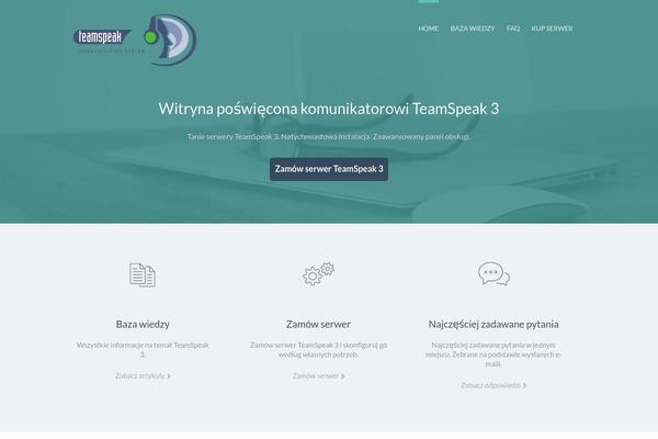 teamspeak3.pl site used Flatbase