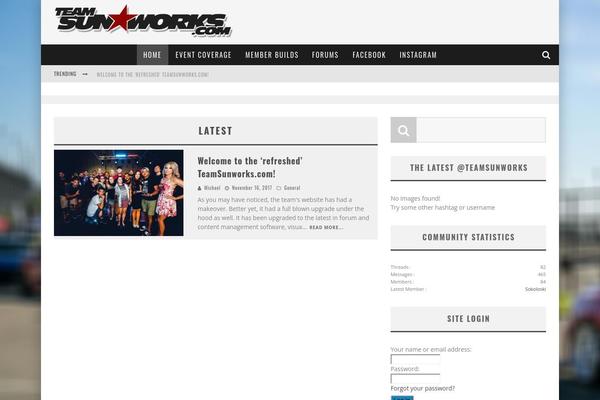 Valenti theme site design template sample