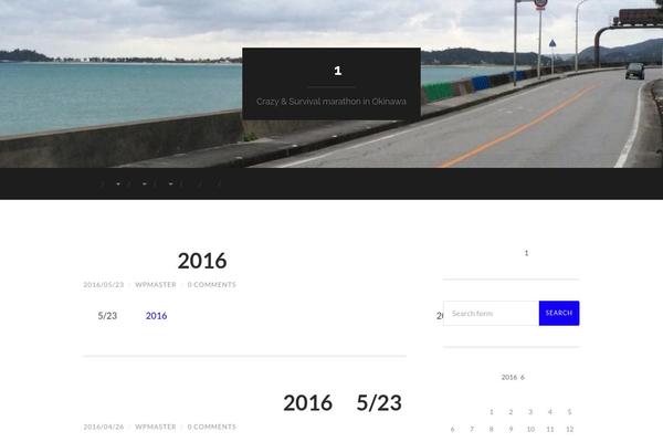 Hemingway theme site design template sample