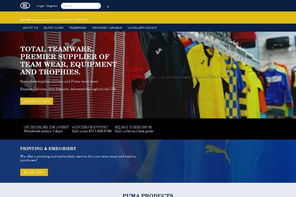 Tws theme site design template sample