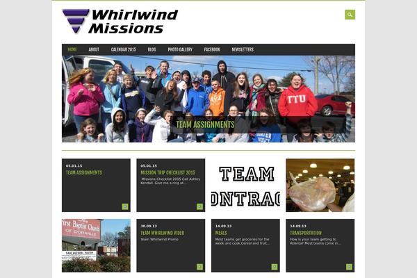 pinpress theme site design template sample