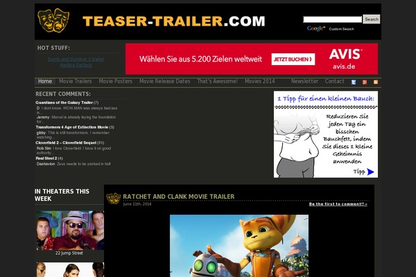 Skin website example screenshot