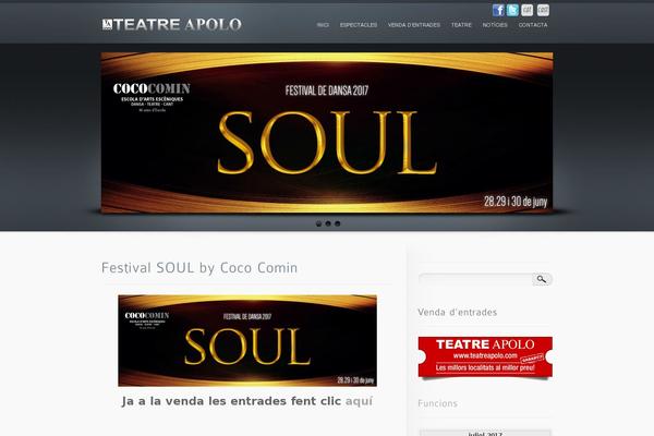 inFocus theme site design template sample