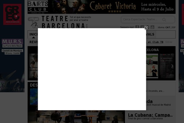 teatrebarcelona.com site used Desktop