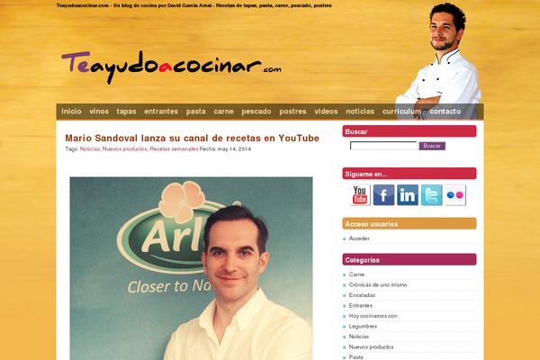 teayudoacocinar.com site used Kenta