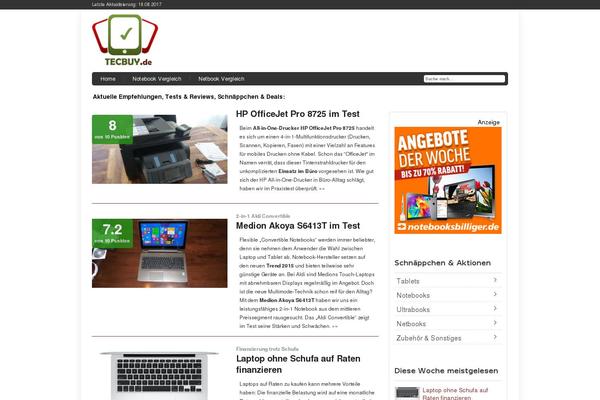 Site using Better WordPress Recent Comments plugin