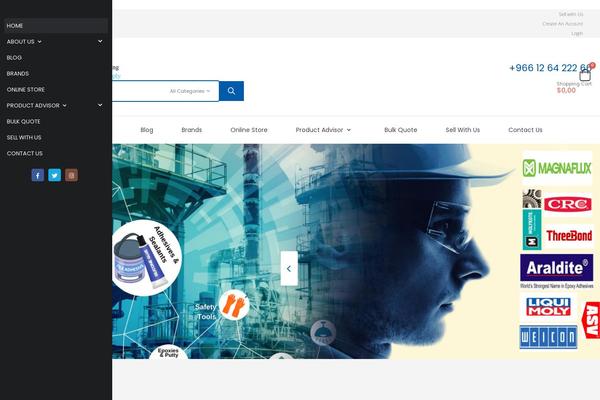 Porto theme site design template sample