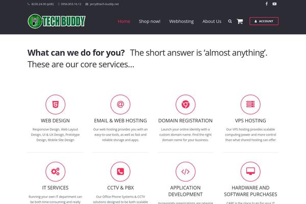 Impreza theme site design template sample