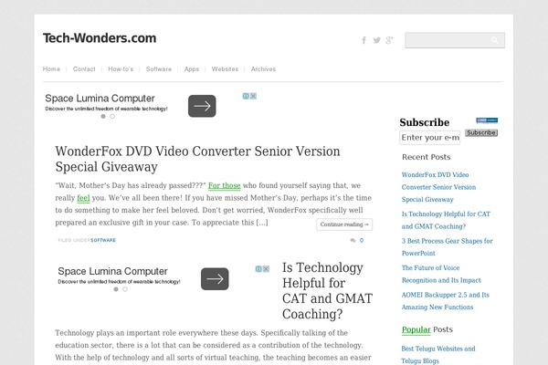tech-wonders.com site used Mts_sense