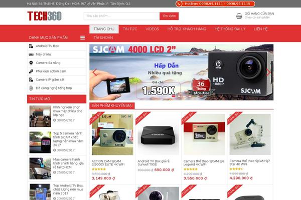 Shopdevvn theme site design template sample