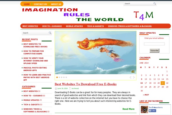 Mixture theme websites examples