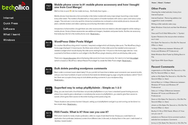 Site using Meks-easy-social-share plugin
