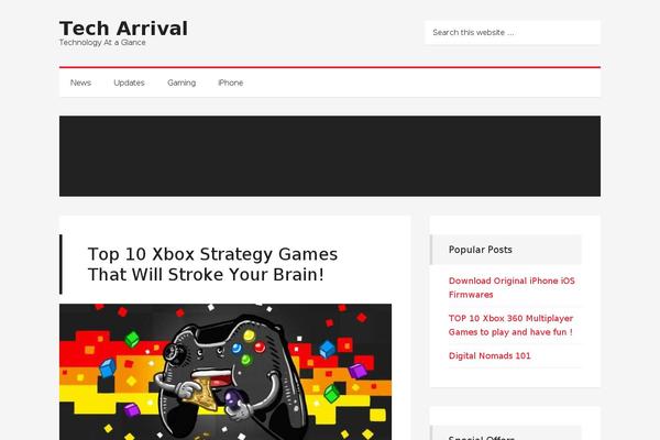 Generate Pro theme site design template sample