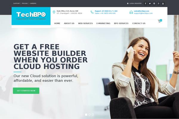 Easyweb theme site design template sample