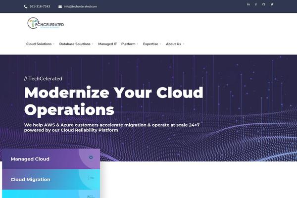 Site using Stratum-menu plugin