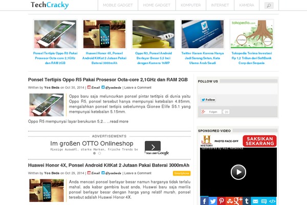 techcracky.com site used Caesara