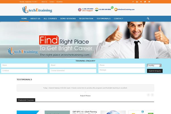 Site using Tmls_testimonials plugin