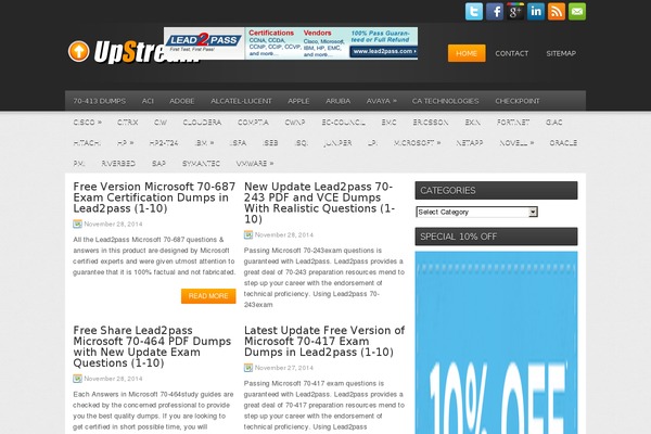 Afford theme site design template sample