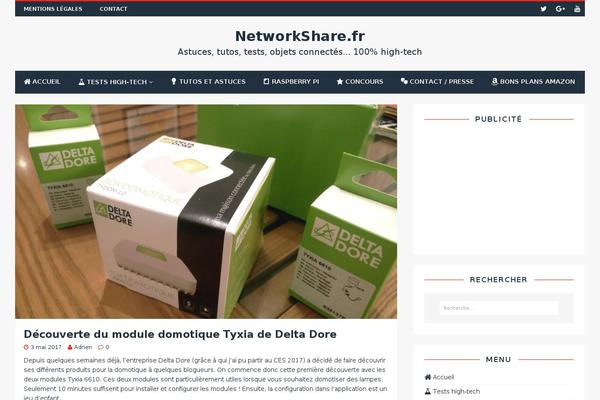techfeed.fr site used Tuto