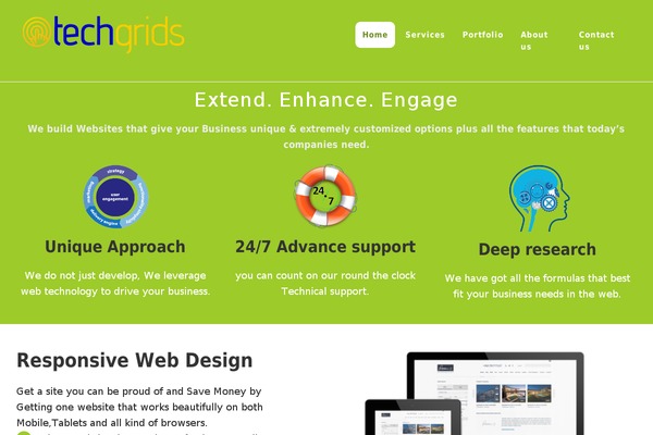 Uncode theme site design template sample