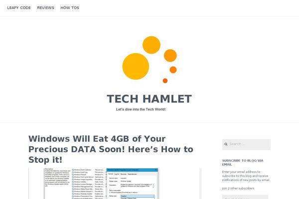 techhamlet.com site used Cerauno