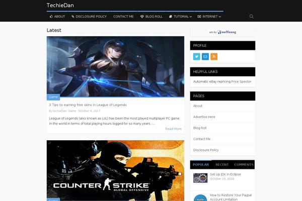 MagXP theme site design template sample
