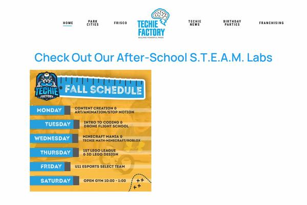 techiefactory.com site used Newlookmedia