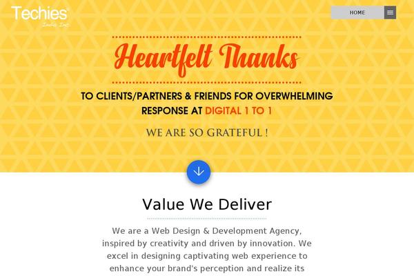 techies.it site used Techiesfive