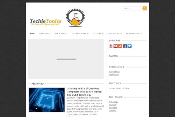SuperMag theme site design template sample