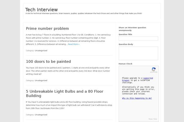 techinterview.org site used Minipress