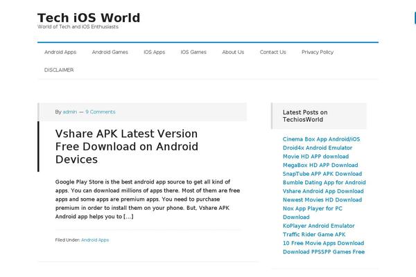 techiosworld.com site used Chromemag