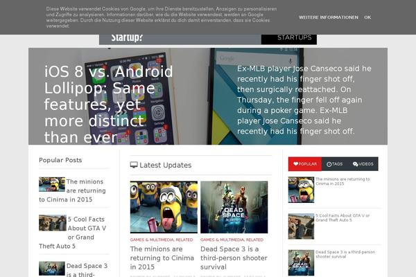 List25 theme site design template sample