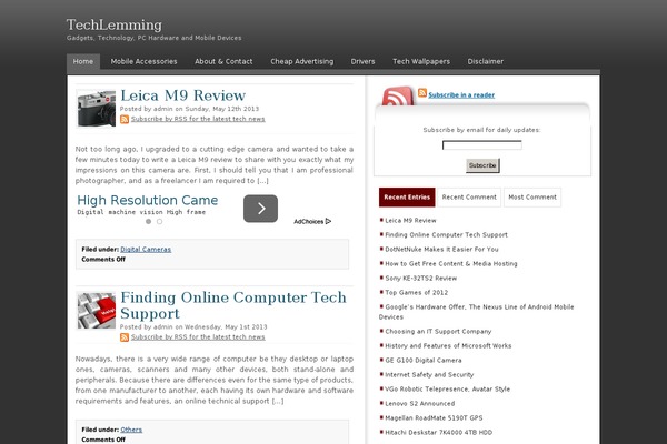 Site using Star Rating for Reviews plugin