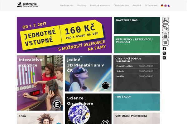techmania.cz site used Techmania