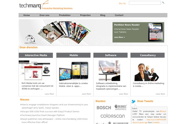 Megatron theme site design template sample