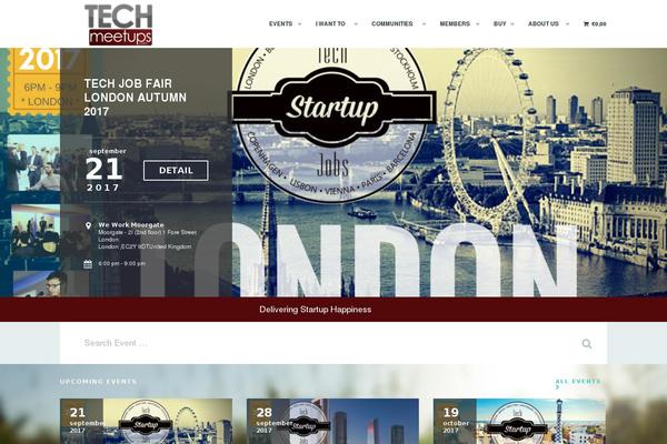 Eventica-wp theme site design template sample