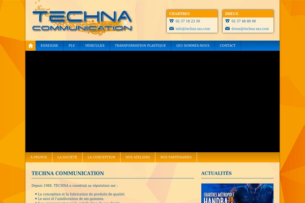 techna theme websites examples