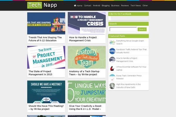 Techblog theme site design template sample
