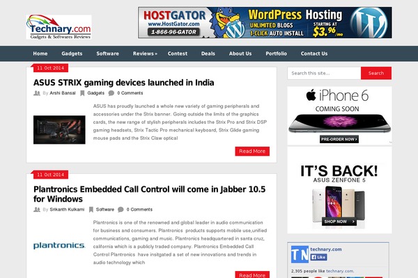 technary.com site used Newspaper