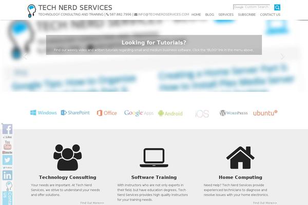 Site using Floating Social Media Links plugin