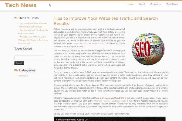 Site using Facebook Widget plugin