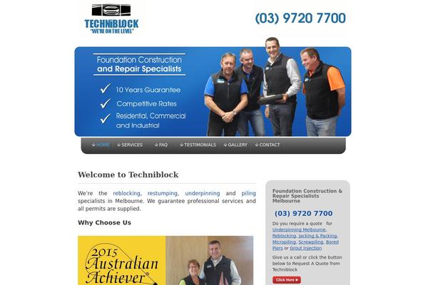 techniblock.com.au site used Manzil