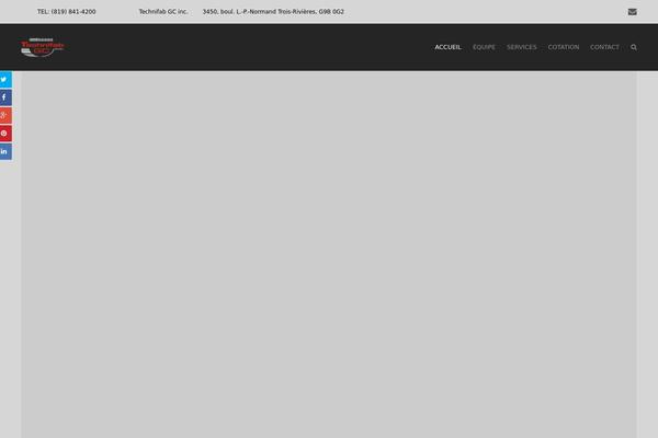 Total theme site design template sample