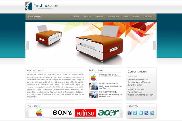 techno-cure.com site used Techno-cure